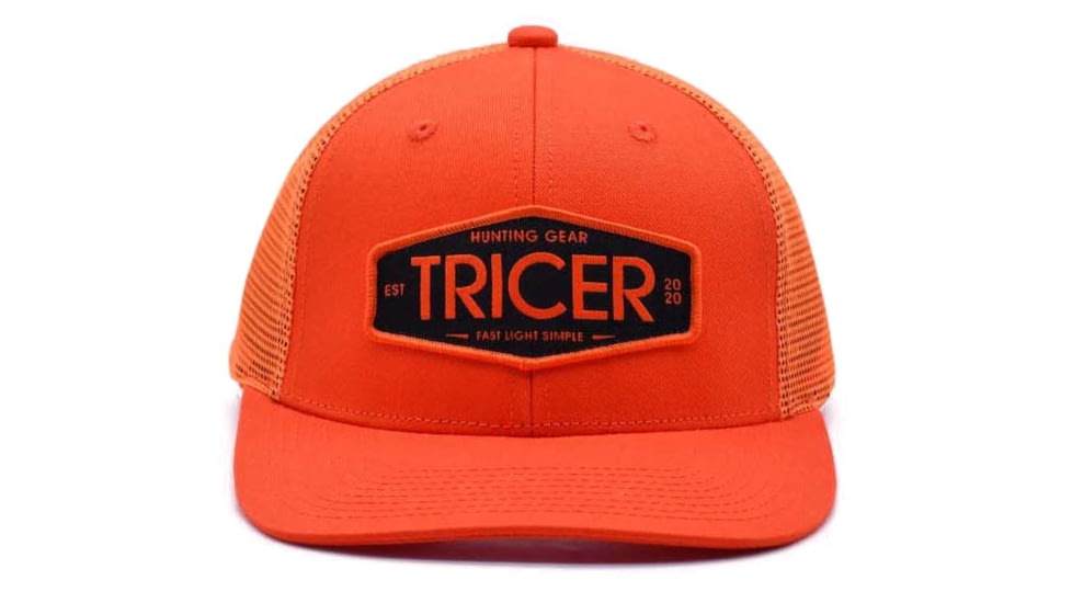 Tricer Classic Patch Hat, Orange, HT-CLOR