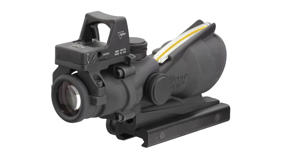 Open Box, Dealer Demo, Trijicon ACOG 4x32 Dual Illuminated Amber Crosshair .223 Ballistic Reticle, 3.25MOA RMR Sight WITHOUT Multi-Tool TA31RMR-A-DMO