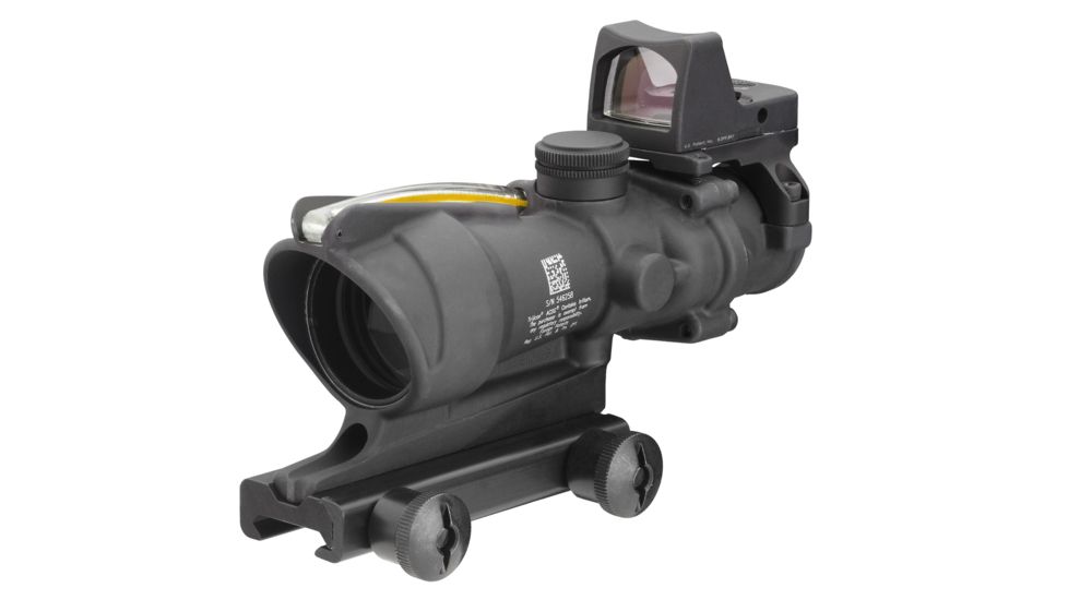 Open Box, Dealer Demo, Trijicon ACOG 4x32 Dual Illuminated Amber Crosshair .223 Ballistic Reticle, 3.25MOA RMR Sight WITHOUT Multi-Tool TA31RMR-A-DMO