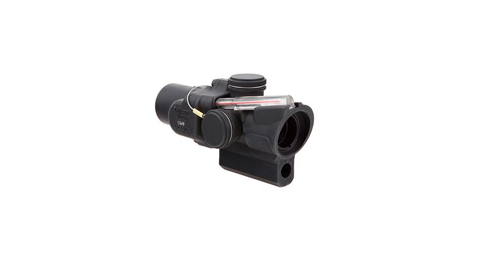 Trijicon 1.5x24 Compact ACOG Rifle Scope,Dual Illuminated Red Crosshair Reticle w/ M16 Carry Handle Base and Mounting Screw 400157