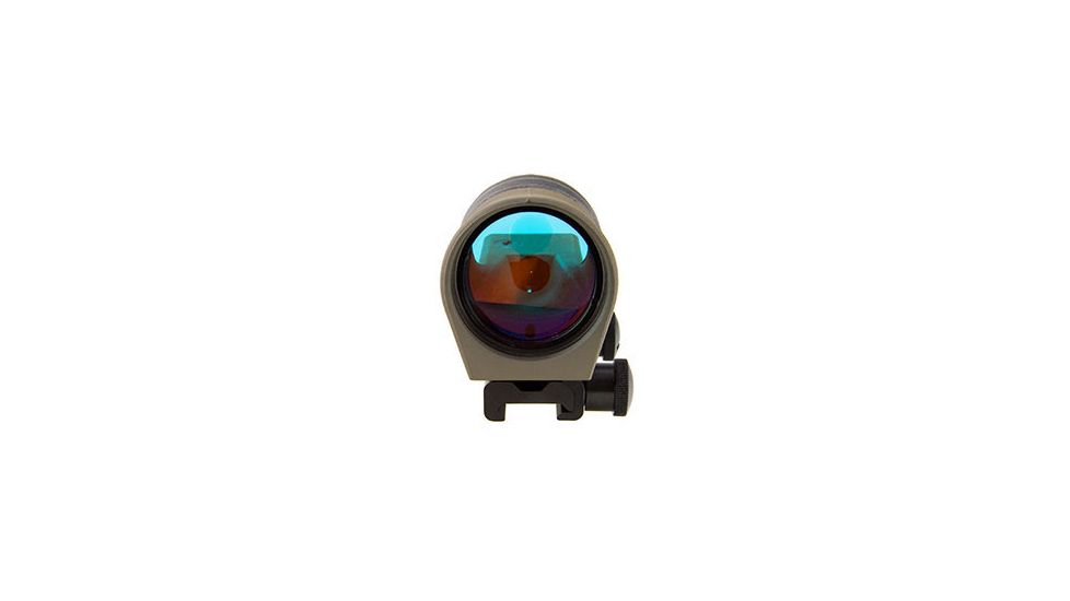 Trijicon 1x42 Reflex Sight, CK-FDE, Amber 6.5 MOA Dot Reticle, ACOG Base with TA51 Fla, 800091