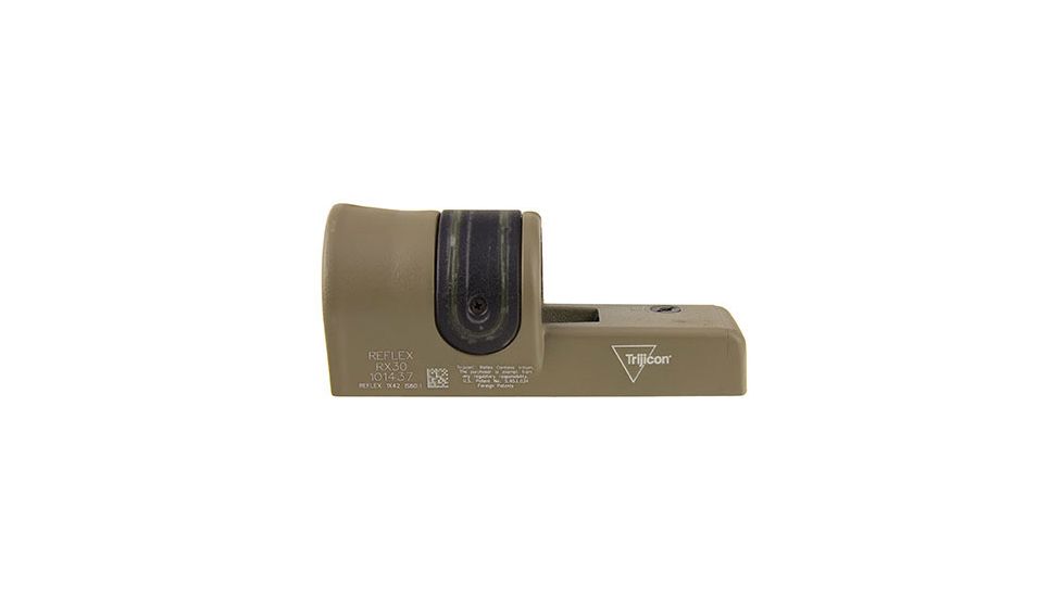 Trijicon 1x42 Reflex Sight, CK-FDE, Amber 6.5 MOA Dot Reticle, Reflex Base without Mou, 800067