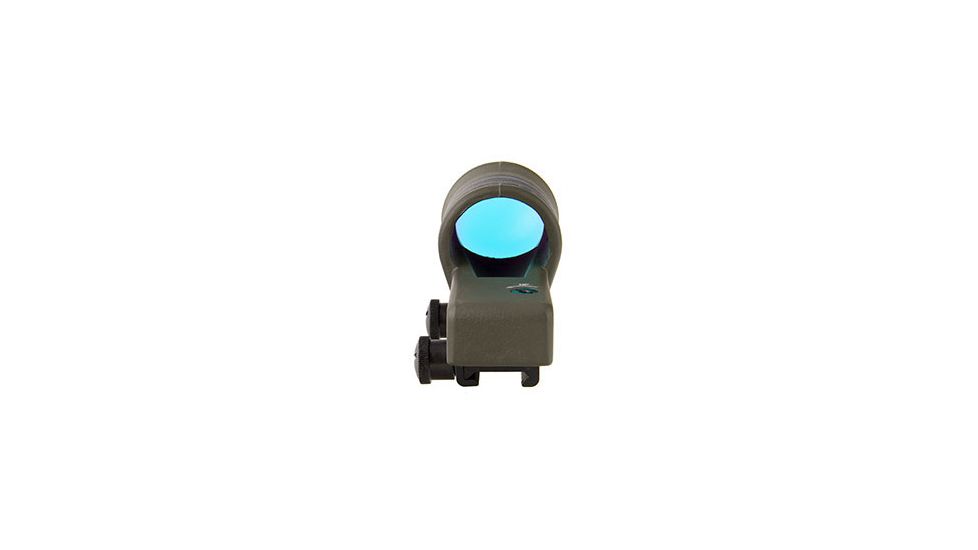 Trijicon 1x42 Reflex Sight, CK-ODG, Amber 6.5 MOA Dot Reticle, ACOG Base with TA51 Fla, 800090