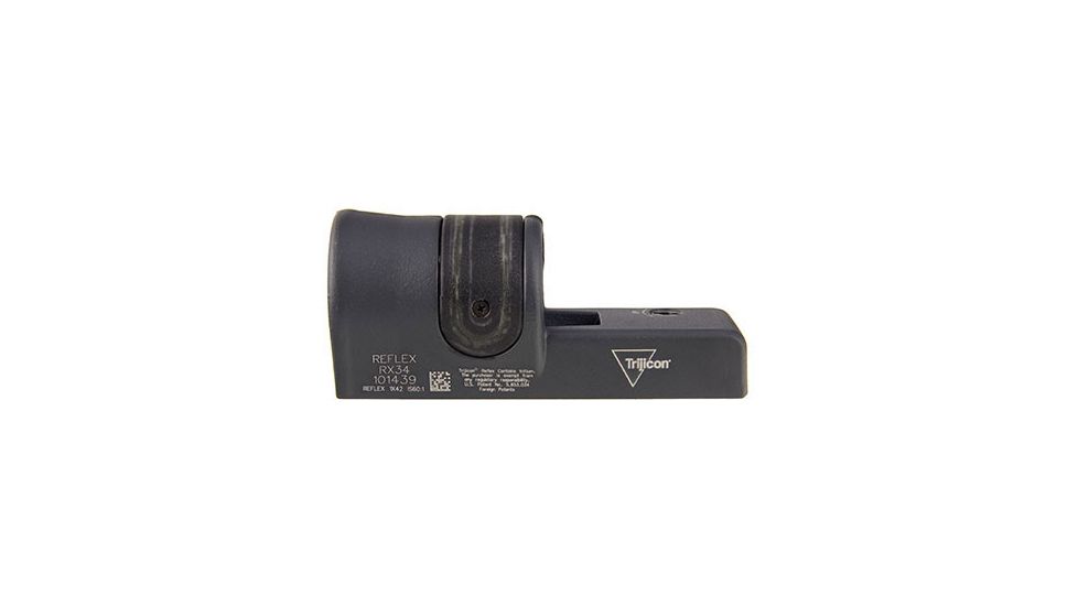 Trijicon 1x42 Reflex Sight, CK-Sniper Gray, Amber 4.5 MOA Dot Reticle, Reflex Base without Mou, 800092