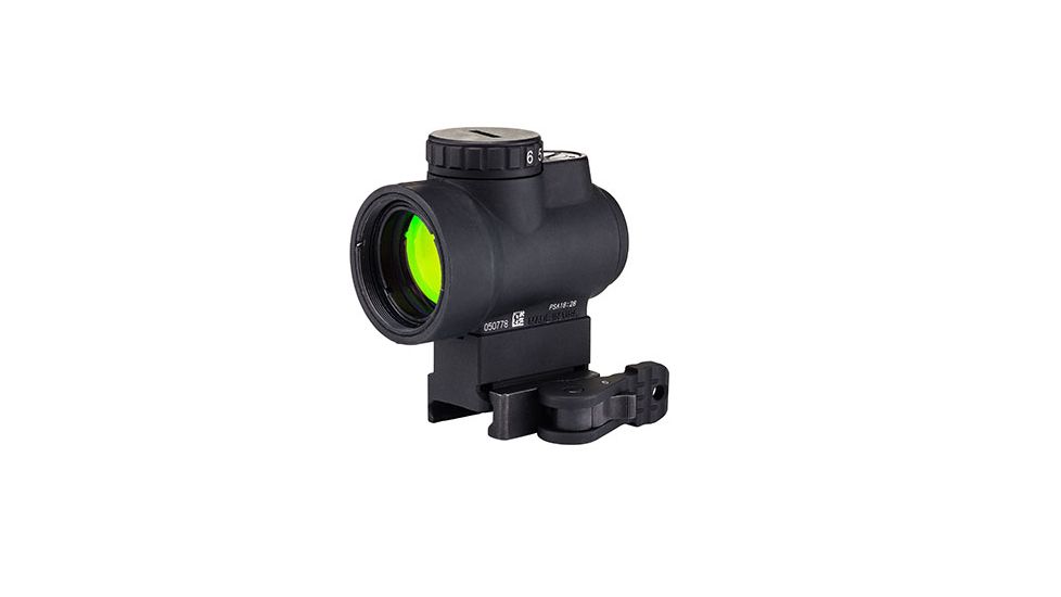 Trijicon 2.0 MOA Adjustable Green Dot Sight w/Full Co-Witness Levered Quick Release Mount, Black MRO-C-2200033