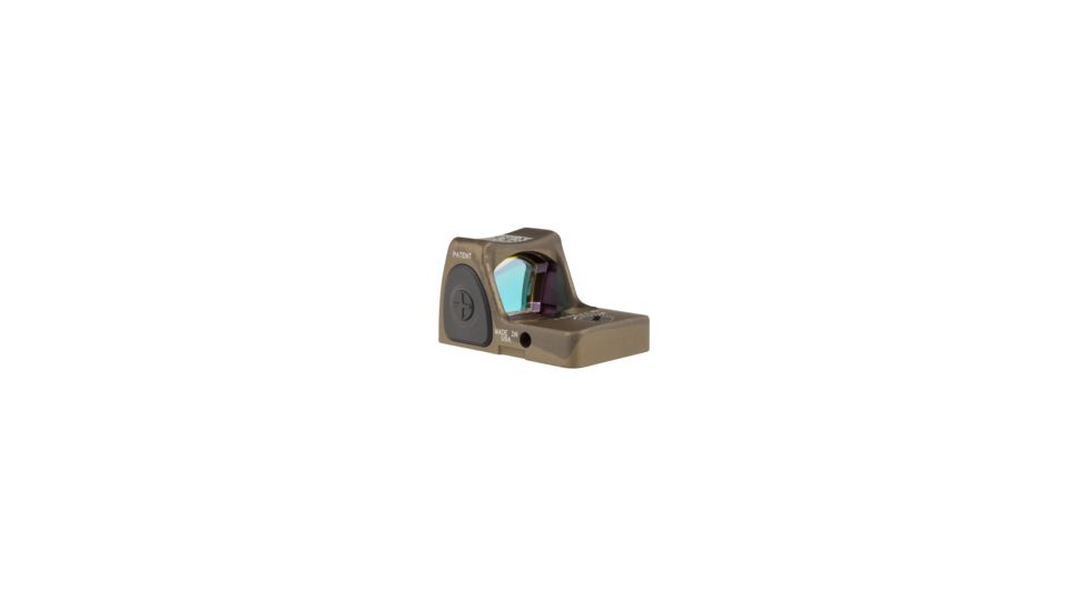 Trijicon RM06 RMR Type 2 Adjustable LED Red Dot Sight, 3.25 MOA Red Dot, No Mount, Hard Anodized, Coyote Brown, 700780