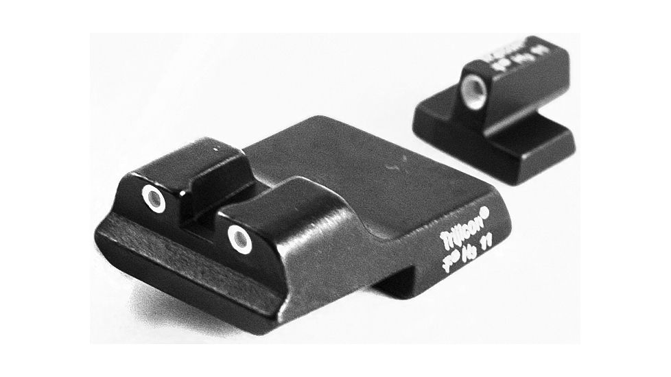 Trijicon Bright &amp; Tough 3 Dot Night Sight Set, Green Front &amp; Rear - S&amp;W 1911