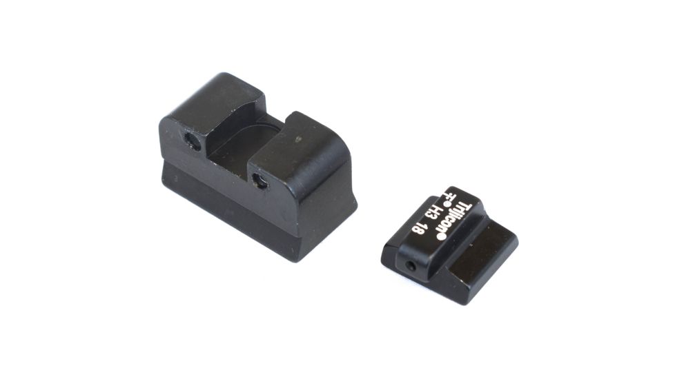 Trijicon Bright &amp; Tough 3 Dot Night Sight Set, Green Front &amp; Rear - Baby Desert Eagle/Jericho