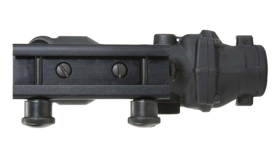 Trijicon 4x32 ACOG Rifle Scope, Dual Illuminated Green Crosshair .223 Reticle w/ Colt Knob Thumbscrew Mount &amp; LED 3.25 MOA Red Dot RMR Type 2, Black, 100552