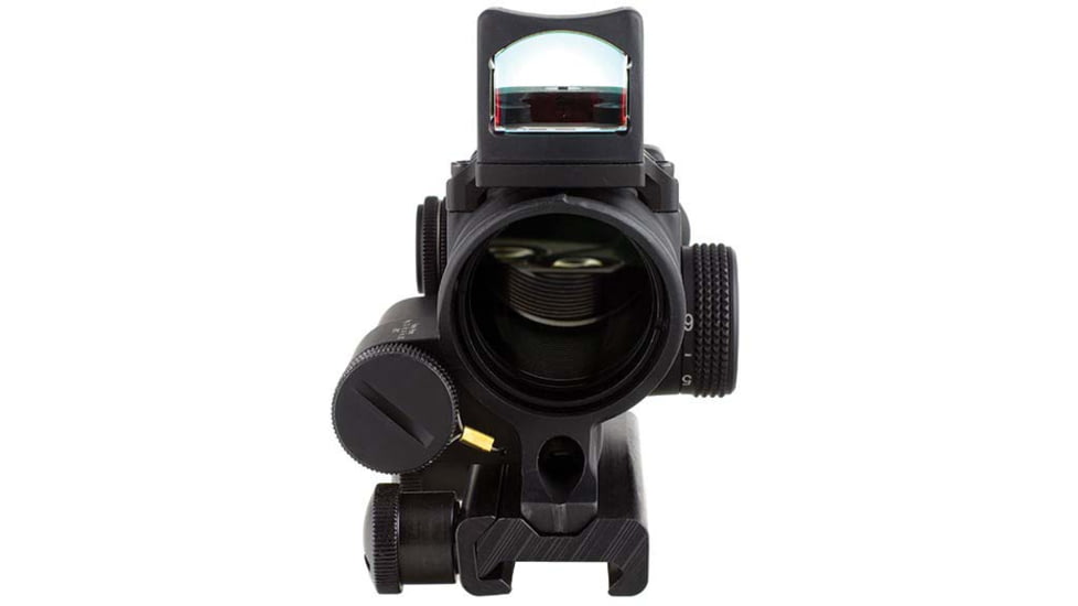 Trijicon 4x32 ACOG Rifle Scope, LED Red Crosshair .223 Reticle w/ Colt Knob Thumbscrew Mount &amp; LED 3.25 MOA Red Dot RMR Type 2, Black, 100558