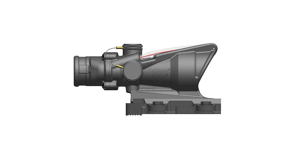 Trijicon 4x32 ACOG Scope, Dual Illuminated Red Horseshoe/Dot M855 RCO Reticle w/ LaRue Tactical LT799 Mount, Red TA31-D-100582