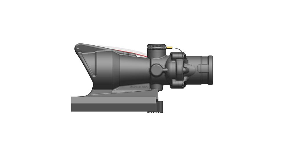 Trijicon 4x32 ACOG Scope, Dual Illuminated Red Horseshoe/Dot M855 RCO Reticle w/ LaRue Tactical LT799 Mount, Red TA31-D-100582