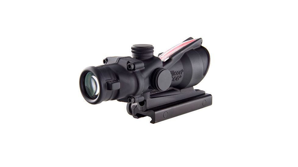 Trijicon 4x32 BAC ACOG Rifle Scope,Dual Illuminated Red Crosshair 300BLK Reticle w/TA51 Mount 100411