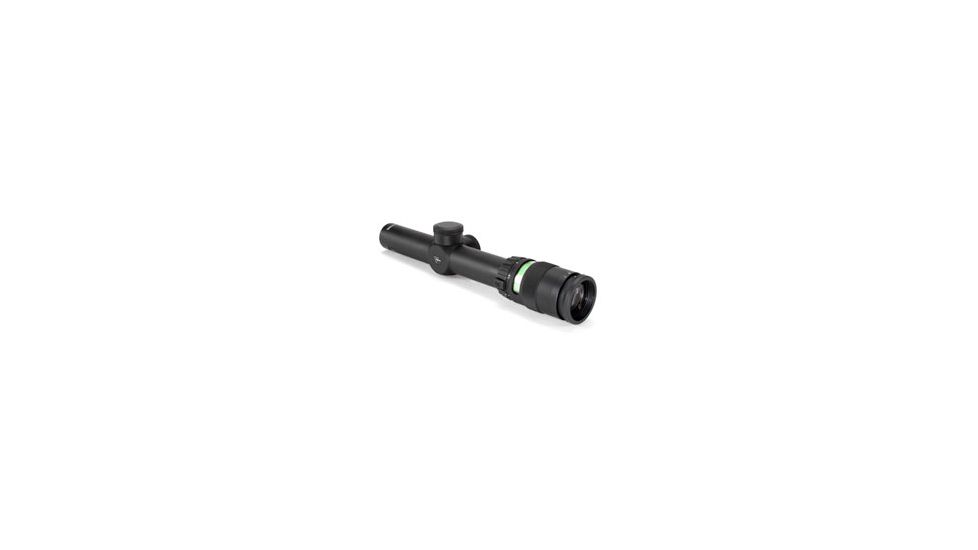 Trijicon AccuPoint TR-24 1-4x24mm Rifle Scope, 30 mm Tube, Second Focal Plane, Black, Green Standard Duplex Crosshair w/ Dot Reticle, MOA Adjustment, 200071