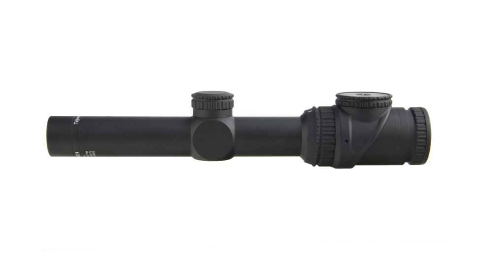 Trijicon AccuPoint TR-25 1-6x24mm Rifle Scope, 30 mm Tube, Second Focal Plane, Black, Amber BAC Triangle Post Reticle, MOA Adjustment, 200091