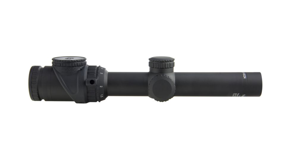 Trijicon AccuPoint TR-25 1-6x24mm Rifle Scope, 30 mm Tube, Second Focal Plane, Black, Green Circle-Cross Crosshair w/ Dot Reticle, MOA Adjustment, 200086