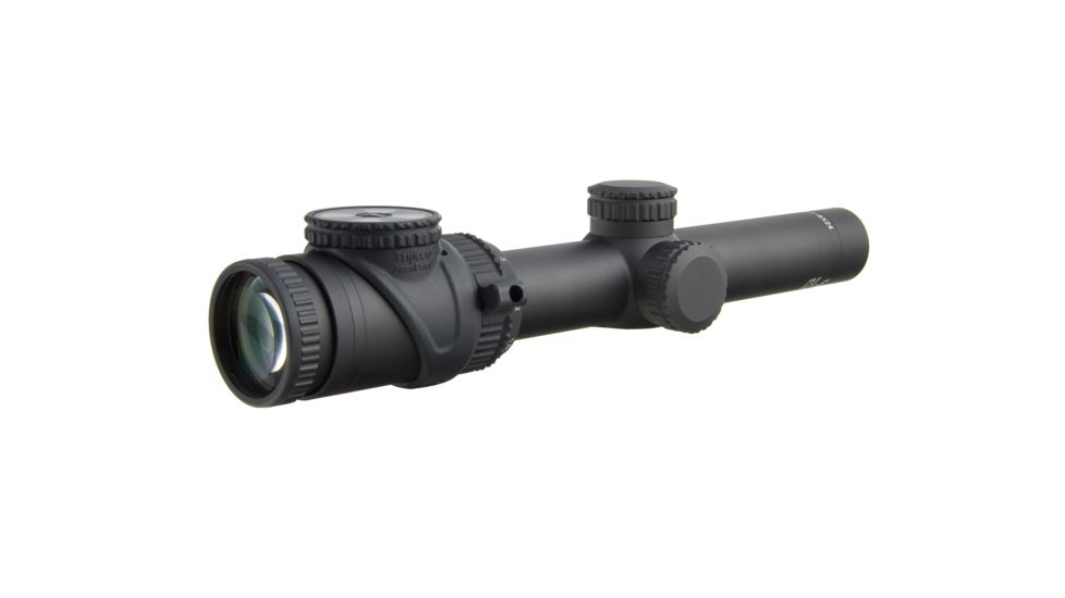 Trijicon AccuPoint TR-25 1-6x24mm Rifle Scope, 30 mm Tube, Second Focal Plane, Black, Green Standard Duplex Crosshair w/ Dot Reticle, MOA Adjustment, 200080