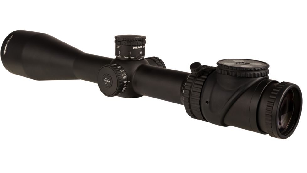 Trijicon AccuPoint TR-33 5-20x50mm Rifle Scope, 30 mm Tube, Second Focal Plane, Satin, Black, Green MRAD Ranging Reticle w/ Dot, Mil Rad Adjustment, 200149