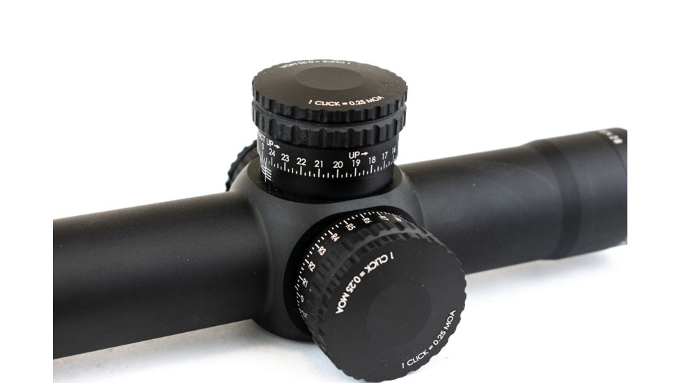 Trijicon AccuPower 1-8x28 Rifle Scope MOA Segmented-Circle Crosshair w/ Red LED, 34mm Tube, Black, 1900026