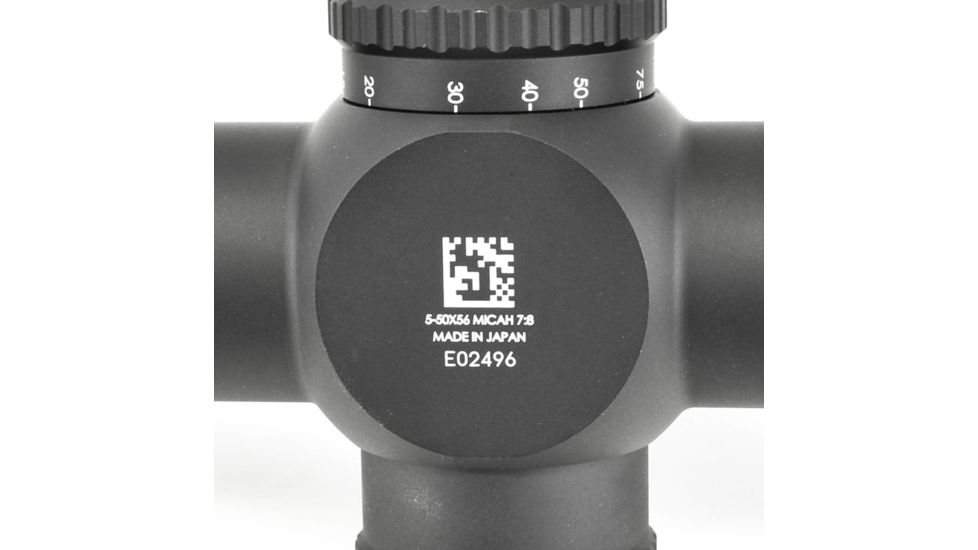 Trijicon AccuPower RS-50 5-50x56mm Rifle Scope, 34 mm Tube, Second Focal Plane, Black, Green/Red MOA Crosshair Reticle, MOA Adjustment, RS50-C-1900030
