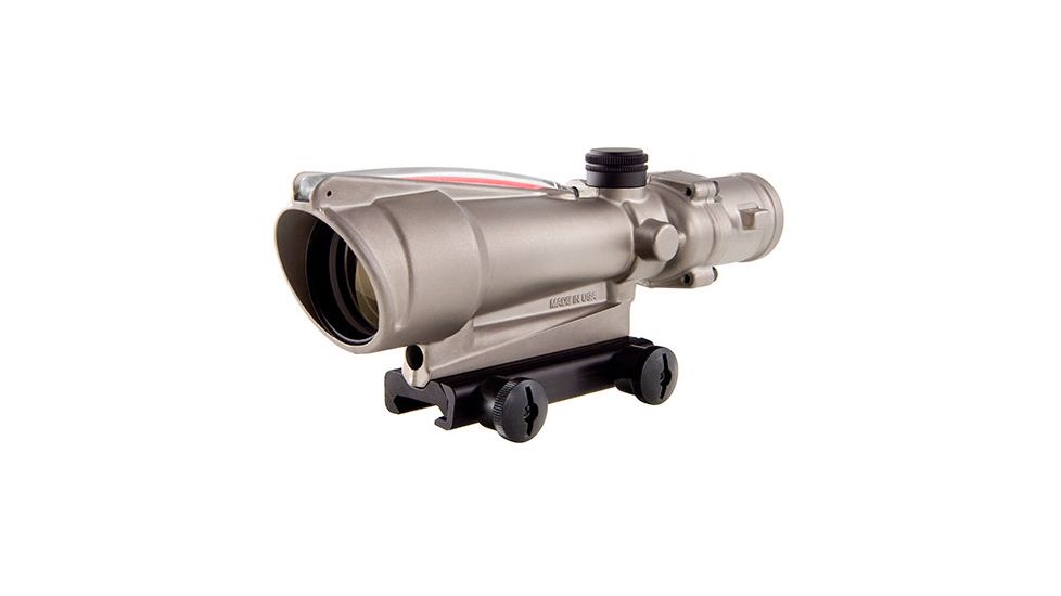 Trijicon ACOG 3.5x35 Nickel Boron Dual Illum. Red Chevron .223 Ballistic Reticle w/ TA51 Mount TA11-C-100200