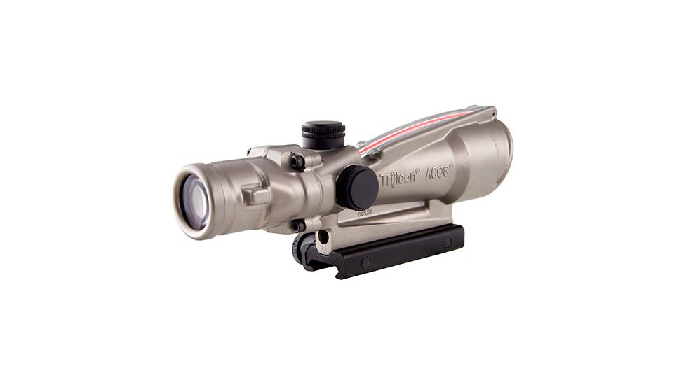 Trijicon ACOG 3.5x35 Nickel Boron Dual Illum. Red Crosshair .223 Ballistic Reticle w/ TA51 Mount TA11-D-100204