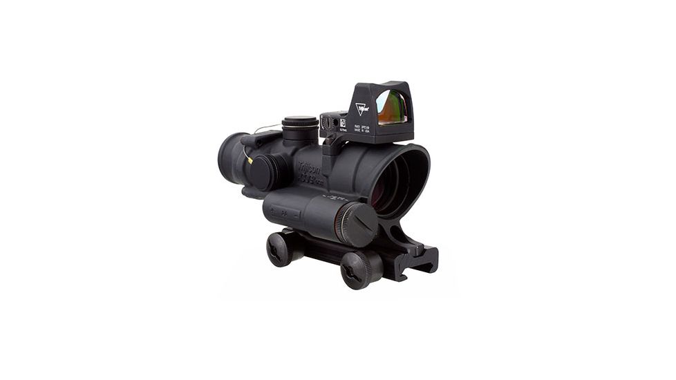 Trijicon ACOG 4x32 LED Illum. Red Crosshair .223 Ballistic Reticle w/ TA51 Mount LED RMR 3.25 MOA Red Dot Sight TA02-RM01