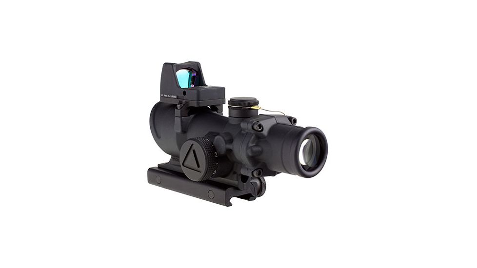 Trijicon ACOG 4x32 LED Illum. Red Crosshair .223 Ballistic Reticle w/ TA51 Mount LED RMR 3.25 MOA Red Dot Sight TA02-RM01