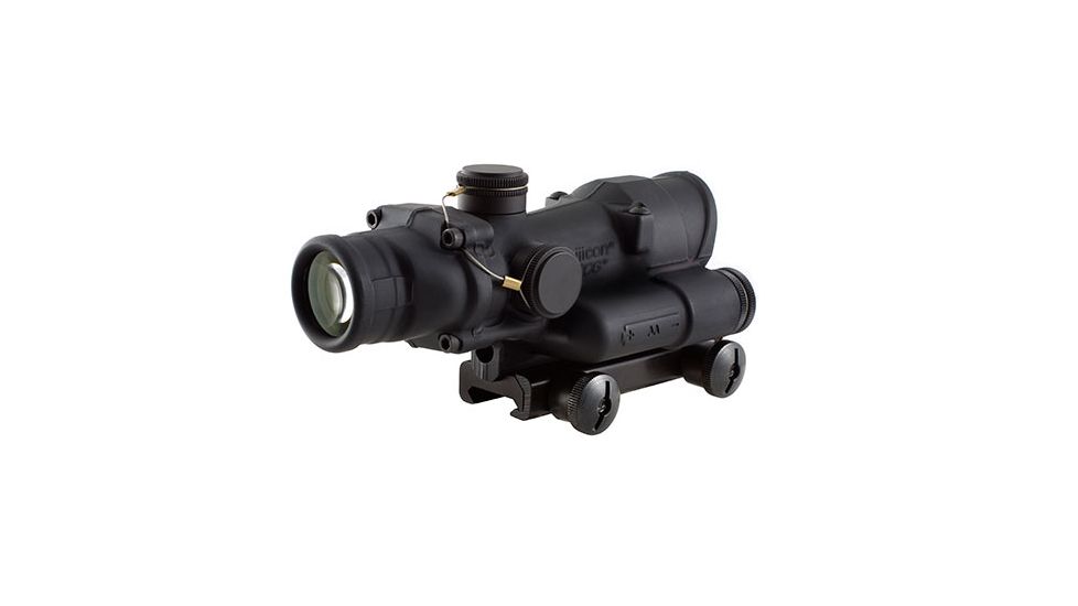 Trijicon ACOG TA02 LED 4x32mm Rifle Scope, Black, Green Horseshoe/Dot .223 / 5.56x45mm Reticle, MOA Adjustment, 100392