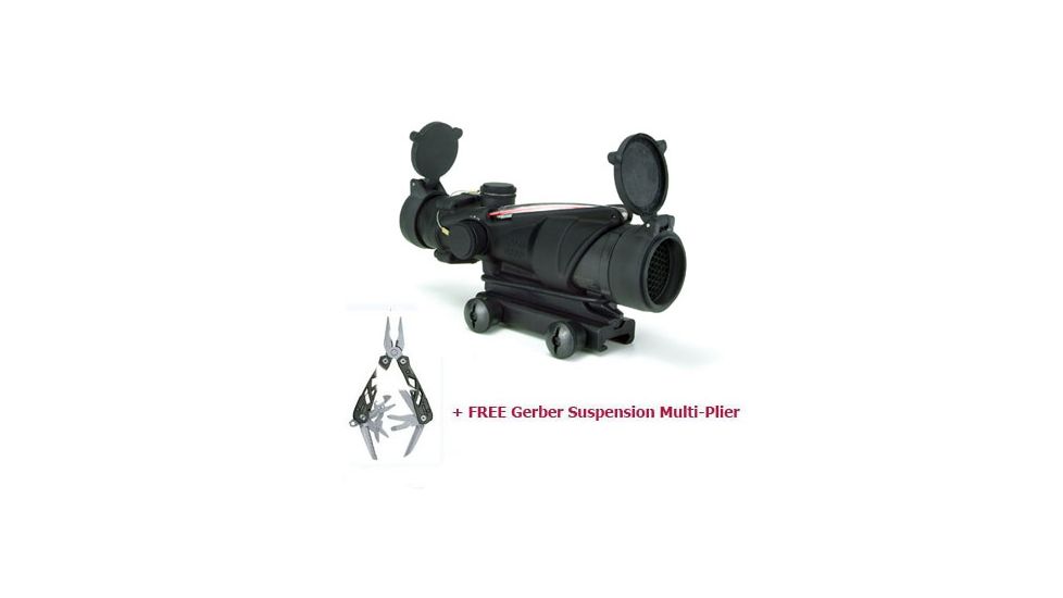 Trijicon ACOG 4x32, ARMY Rifle Combat Optic with Free Gerber Muiti Tool