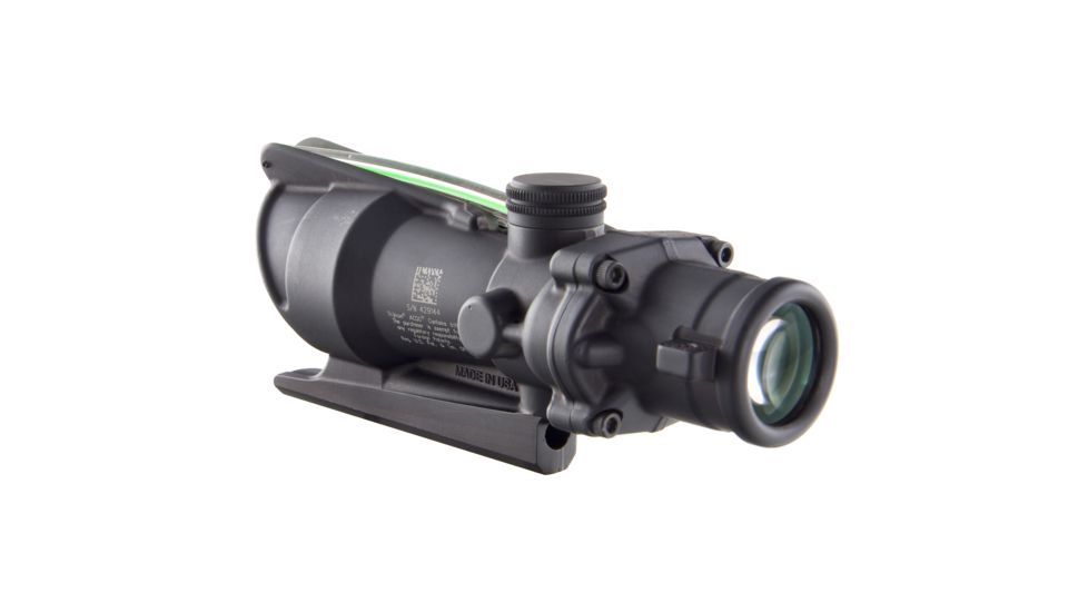 Trijicon ACOG 4x32 Scope w/Green Dual Illuminated Doughnut Reticle BAC-M16/AR15, Black TA31-G