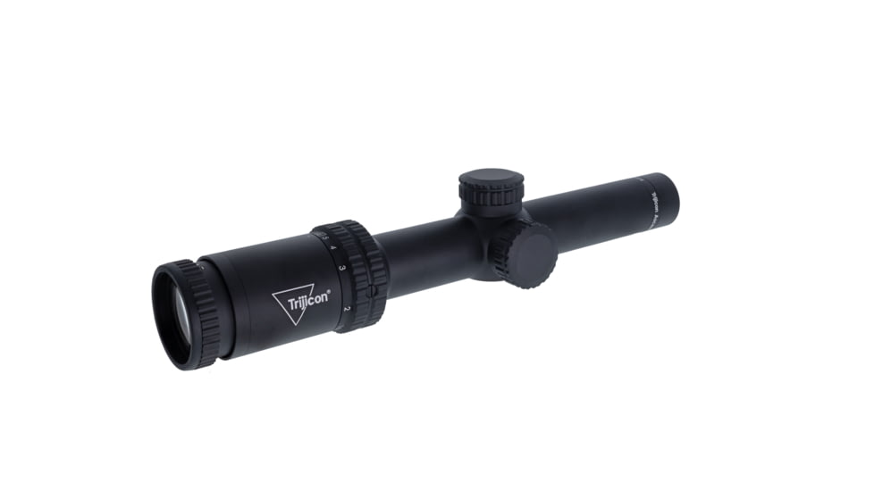 Trijicon Ascent 1-6x24mm Rifle Scope, 30mm Tube, Second Focal Plane, BDC Target Holds Reticle, Matte Black, AT624-C-2800003