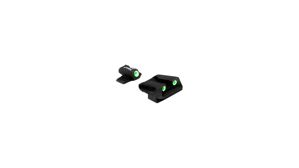 Trijicon Bright Tough 3 Dot Green Front Green Rear Night Sight Set For Sig Sauer P238 Sg07