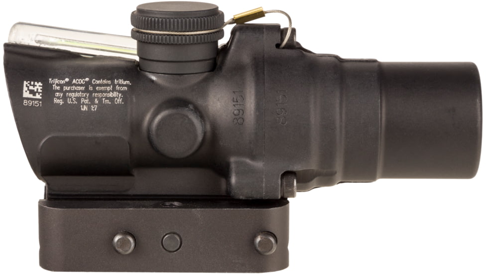 Trijicon Compact Dual Illuminated Low Height Q-LOC ACOG Scope, 1.5x16S, Green, Circle Dot Reticle, Matte Black, 400333