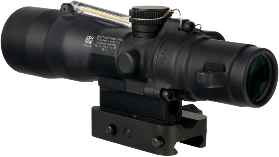 Trijicon Dual Illuminated Compact ACOG Scope, 3x30 mm, 300BLK 115/220gr. Amber, Crosshair Reticle, Matte Black, 400381