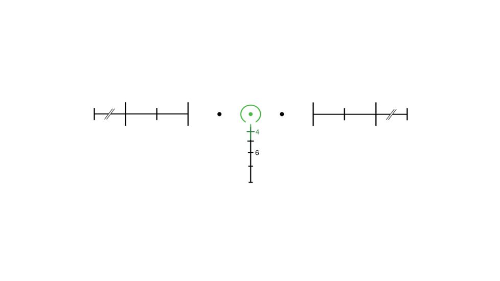 Trijicon ACOG 4x32 Dual Ill Rifle Scope w/Mount, Green Horseshoe 6.8 Reticle