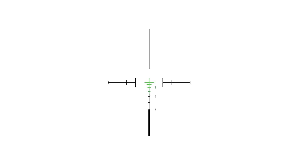 Trijicon Dual Illuminated Low Height Compact ACOG Scope, 3x24 mm, Green, 7.62x39/123gr. Crosshair Reticle, Matte Black, 400359