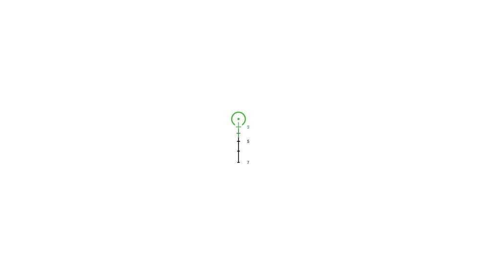 Trijicon Dual Illuminated Low Height Compact ACOG Scope, 3x24 mm, Green, 7.62x39/123gr. Horseshoe Dot Reticle, Matte Black, 400362
