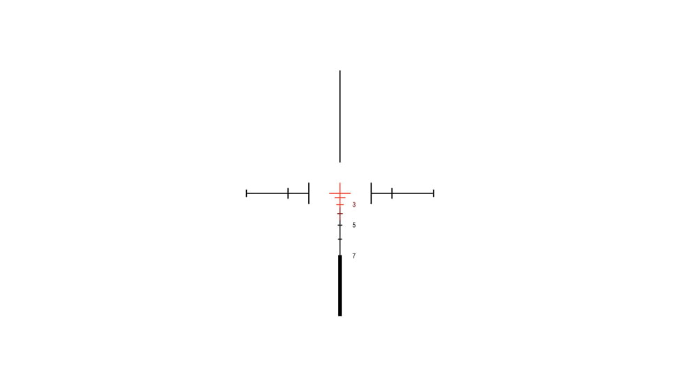 Trijicon Dual Illuminated Low Height Compact ACOG Scope, 3x24 mm, Red, 7.62x39/123gr. Crosshair Reticle, Matte Black, 400357