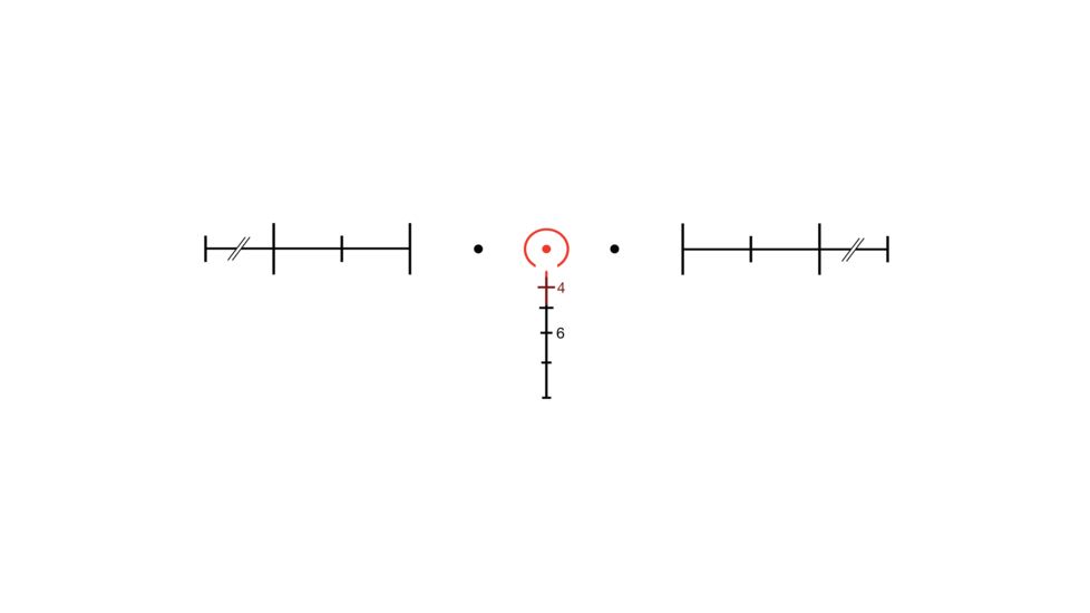 Trijicon Dual Illuminated Red Horseshoe/Dot 6.8 Ballistic