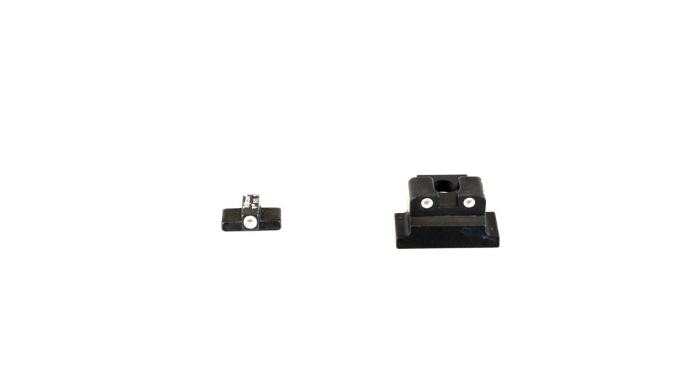 Trijicon Bright &amp; Tough Firestar Night Sight Set, pt40, 3 Dot, Green Front, Green Rear FS02