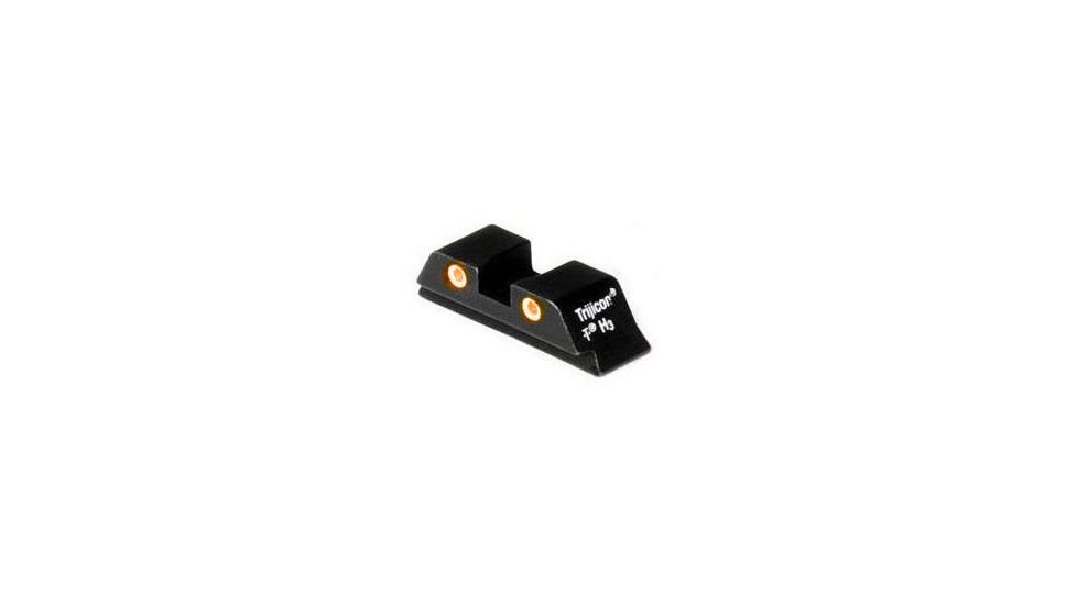 Trijicon Bright &amp; Tough For Glock Rear Sight With Orange Lamps GL01RO