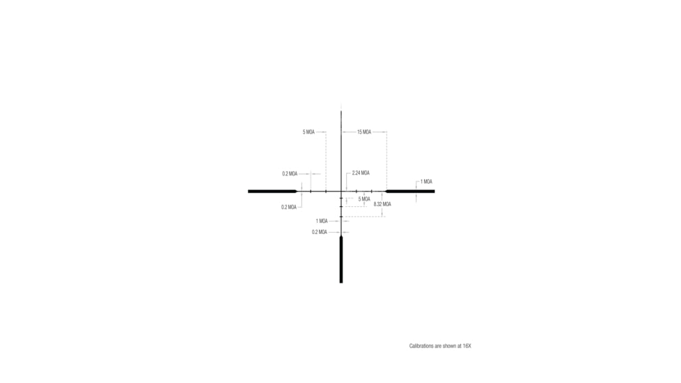 Trijicon Huron 4-16x50mm Rifle Scope, 30mm Tube, Second Focal Plane, BDC Hunter Holds Reticle, Satin Black, HR1650-C-2700009
