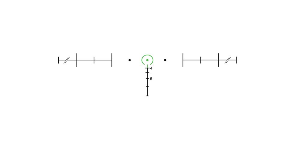 Trijicon ACOG TA02 LED 4x32mm Rifle Scope, Black, Green Horseshoe/Dot .223 / 5.56x45mm Reticle, MOA Adjustment, 100392