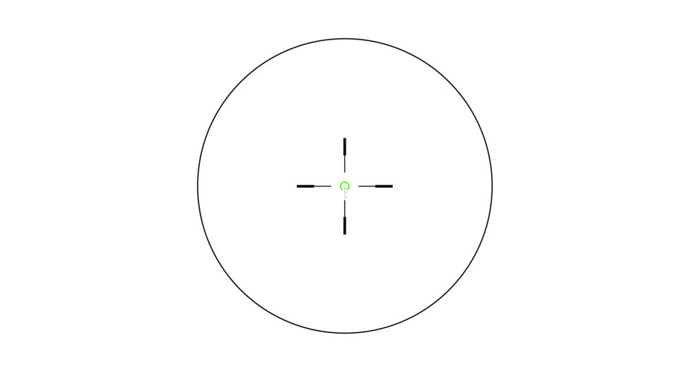 Trijicon Illuminated Green VC16-C-1600043 Horseshoe Dot Reticle