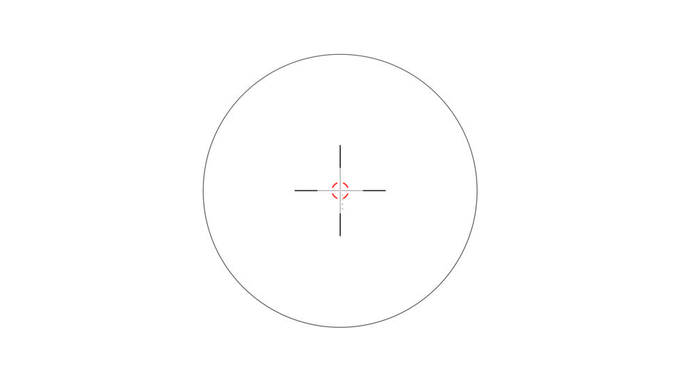 Trijicon Illuminated Red RS27-C-1900026 MOA Segmented Circle Crosshair Reticle