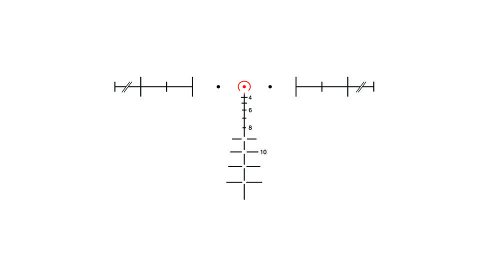 Trijicon Illuminated Red TA110-D-100499 Horseshoe Reticle