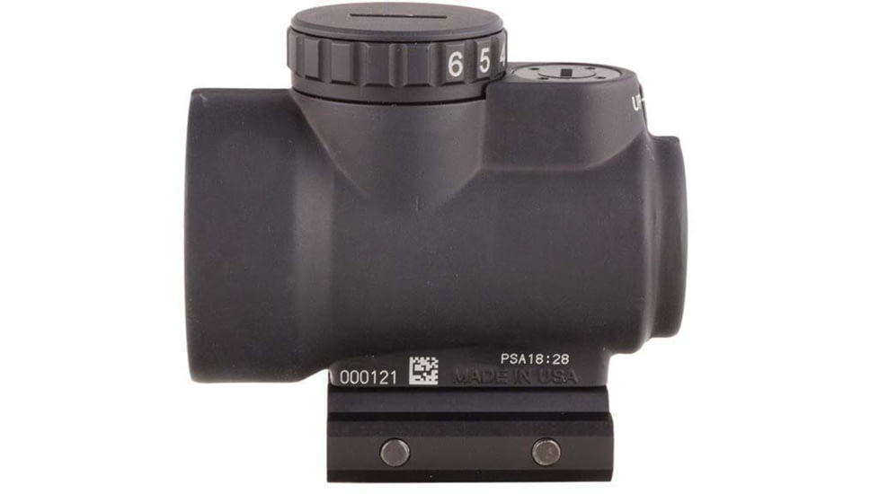 EDEMO Trijicon MRO 1x25 mm, Adjustable Red Dot Sight, 2MOA Dot Reticle, Angled Glass, Black w/MRO Low Mount, MRO-C-2200004, EDEMO1
