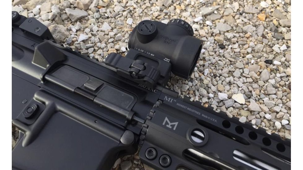 Trijicon MRO 1x25mm Adjustable Red Dot Sight, 2MOA Dot Reticle, Black, MRO-C-2200003, EDEMO4
