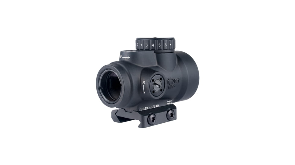 Trijicon MRO SD 1x25mm Reflex Red Dot Sight, 2.0 MOA Adjustable Red Dot, with Low Mount, Black, MRO-C-2200301
